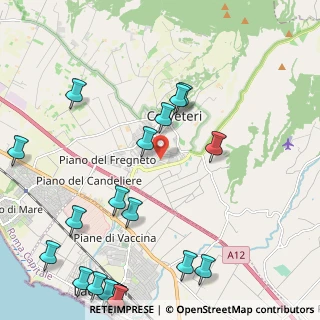 Mappa Via Paolo Borsellino, 00052 Cerveteri RM, Italia (3.209)