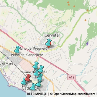 Mappa Via Paolo Borsellino, 00052 Cerveteri RM, Italia (3.23455)