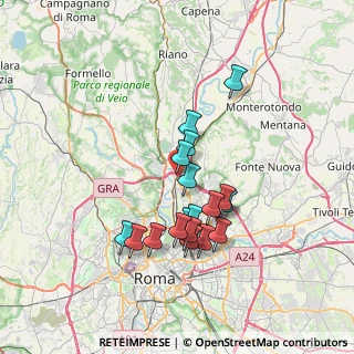 Mappa Salaria, 00138 Roma RM, Italia (6.52111)