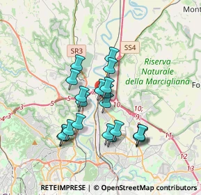 Mappa Salaria, 00138 Roma RM, Italia (3.0815)