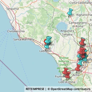 Mappa Via Domenico de Santis, 00052 Cerveteri RM, Italia (25.267)