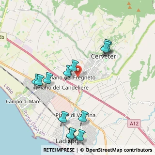 Mappa Via Domenico de Santis, 00052 Cerveteri RM, Italia (2.45154)