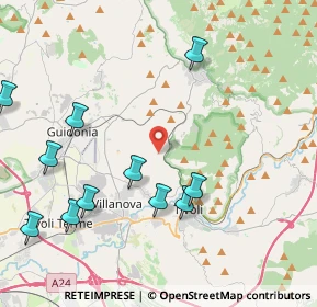 Mappa Via S. Pastore, 00010 Tivoli RM, Italia (5.11818)