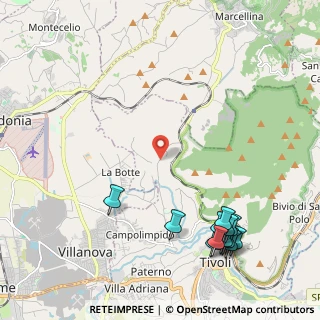 Mappa Via S. Pastore, 00010 Tivoli RM, Italia (2.97833)