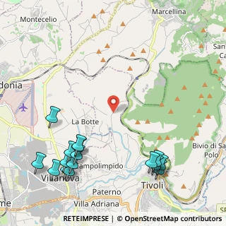 Mappa Via S. Pastore, 00010 Tivoli RM, Italia (3.02)