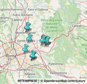 Mappa Via S. Pastore, 00010 Tivoli RM, Italia (10.4075)