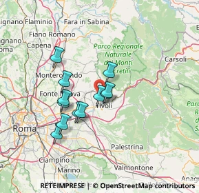 Mappa Via S. Pastore, 00010 Tivoli RM, Italia (11.32917)
