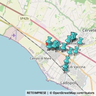 Mappa Via Roselle, 00052 Cerveteri RM, Italia (1.6285)