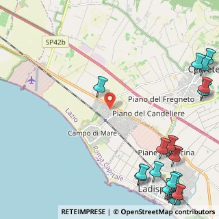 Mappa Via Orvieto, 00052 Cerveteri RM, Italia (3.8595)