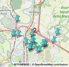 Mappa Via Palmiano, 00138 Roma RM, Italia (1.9725)