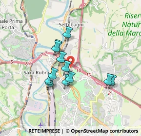 Mappa Via Palmiano, 00138 Roma RM, Italia (1.485)