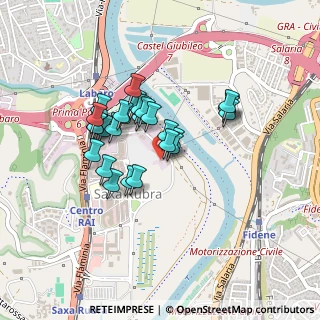 Mappa Via Enzo Tortora, 00188 Roma RM, Italia (0.37857)
