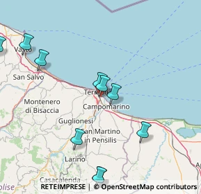 Mappa Via Rio del Piviere, 86039 Termoli CB, Italia (22.88909)