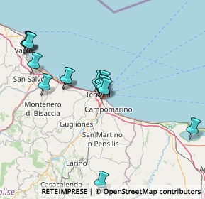Mappa Via Rio del Piviere, 86039 Termoli CB, Italia (16.065)