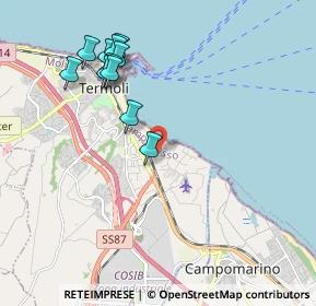 Mappa Via Rio del Piviere, 86039 Termoli CB, Italia (2.14273)