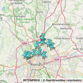Mappa Via Monteciccardo, 00138 Roma RM, Italia (6.33091)