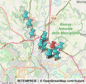 Mappa Via Monteciccardo, 00138 Roma RM, Italia (2.85529)