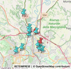 Mappa Via Monteciccardo, 00138 Roma RM, Italia (3.37636)