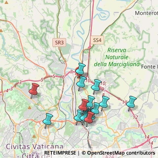 Mappa Via Monteciccardo, 00138 Roma RM, Italia (4.47267)