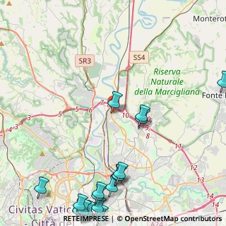 Mappa Via Monteciccardo, 00138 Roma RM, Italia (7.223)