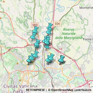 Mappa Via Monteciccardo, 00138 Roma RM, Italia (2.9705)