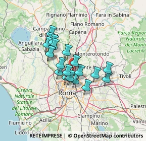 Mappa Via Monteciccardo, 00138 Roma RM, Italia (10.2965)