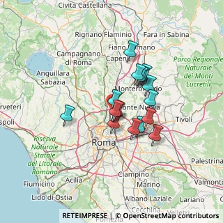 Mappa Via Monteciccardo, 00138 Roma RM, Italia (10.7175)