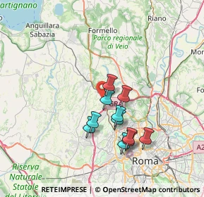 Mappa Via del Casale della Castelluccia, 00123 Roma RM, Italia (6.24455)
