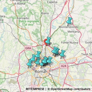 Mappa Largo Monte S. Giusto, 00138 Roma RM, Italia (7.56313)
