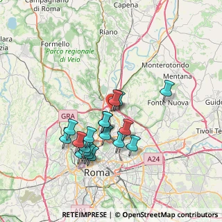 Mappa Largo Monte S. Giusto, 00138 Roma RM, Italia (7.10333)