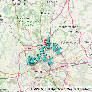 Mappa Largo Monte S. Giusto, 00138 Roma RM, Italia (6.28273)