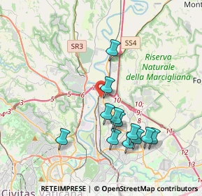 Mappa Largo Monte S. Giusto, 00138 Roma RM, Italia (3.905)