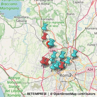 Mappa Borghetto della Castelluccia, 00123 Roma RM, Italia (7.0185)