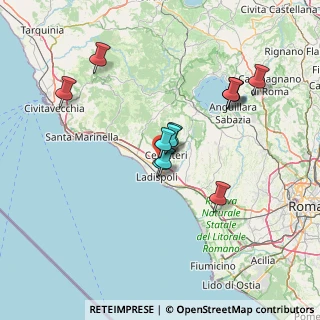 Mappa Via D. Romero, 00052 Cerveteri RM, Italia (13.50833)
