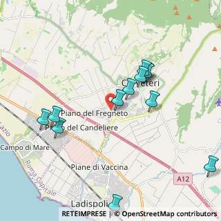 Mappa Via D. Romero, 00052 Cerveteri RM, Italia (2.2025)