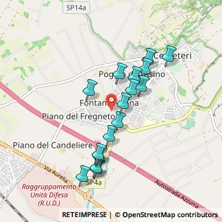 Mappa Via D. Romero, 00052 Cerveteri RM, Italia (0.90688)