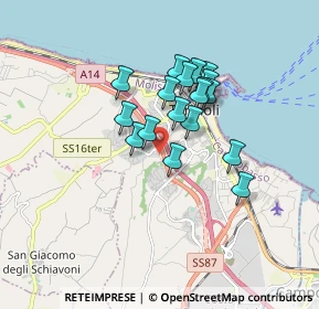 Mappa Via Adige, 86039 Termoli CB, Italia (1.35722)