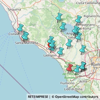 Mappa Via Morella Fontana, 00052 Cerveteri RM, Italia (18.43)