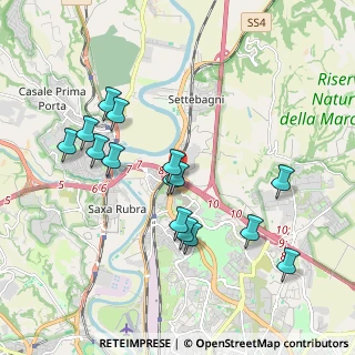 Mappa Via di Settebagni & Via Salaria, 00138 Roma RM, Italia (1.98133)