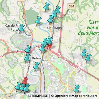 Mappa Via di Settebagni & Via Salaria, 00138 Roma RM, Italia (3.0455)