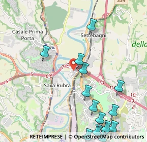 Mappa Salita di Castel Giubileo, 00138 Roma RM, Italia (2.85929)