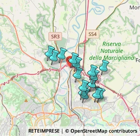 Mappa Salita di Castel Giubileo, 00138 Roma RM, Italia (3.00188)