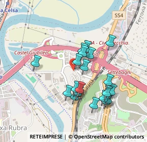 Mappa Salita di Castel Giubileo, 00138 Roma RM, Italia (0.431)