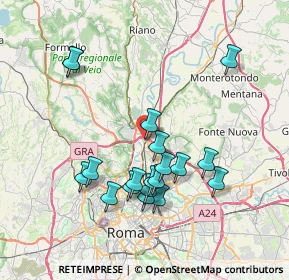 Mappa Salita di Castel Giubileo, 00138 Roma RM, Italia (7.65368)