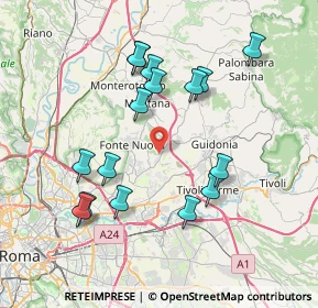 Mappa 00013 Santa Lucia RM, Italia (7.97875)