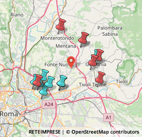 Mappa 00013 Santa Lucia RM, Italia (7.25)