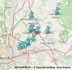 Mappa 00013 Santa Lucia RM, Italia (6.24)