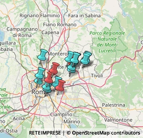 Mappa 00013 Santa Lucia RM, Italia (9.57529)