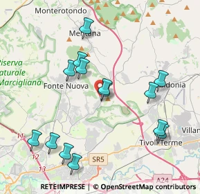 Mappa 00013 Santa Lucia RM, Italia (4.37429)