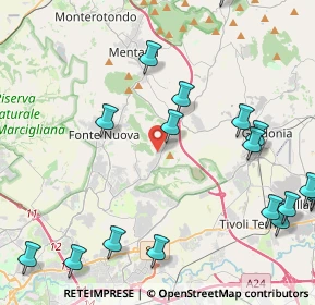 Mappa 00013 Santa Lucia RM, Italia (6.25842)